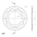 Supersprox Stealth Rear sprocket Black 