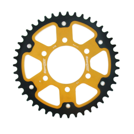 Supersprox Stealth Rear sprocket Gold 