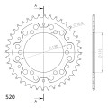 Supersprox Stealth Rear sprocket Black 