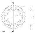 Supersprox Stealth Rear sprocket Red 