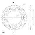 Supersprox Stealth Rear sprocket Silver