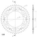 Supersprox Stealth Rear sprocket Black 