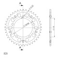 Supersprox Stealth Rear sprocket Black 