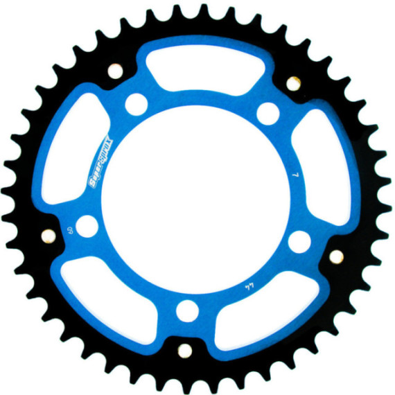 Supersprox Stealth Rear sprocket Blue  