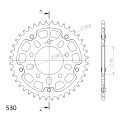 Supersprox Stealth Rear sprocket Gold 