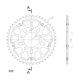 Supersprox Stealth Rear sprocket Gold 