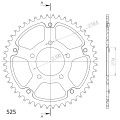 Supersprox Stealth Rear sprocket Gold 