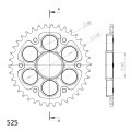 Supersprox Stealth Rear sprocket Silver