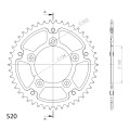 Supersprox Stealth Rear sprocket Silver