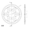 Supersprox Stealth Rear sprocket Blue  