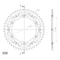 Supersprox Stealth Rear sprocket Black 