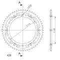 Supersprox Stealth Rear sprocket Gold 