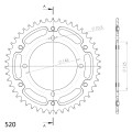 Supersprox Stealth Rear sprocket Blue  