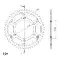 Supersprox Stealth Rear sprocket Silver