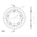 Supersprox Stealth Rear sprocket Gold 