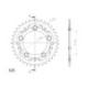 Supersprox Stealth Rear sprocket Black 