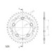 Supersprox Stealth Rear sprocket Gold 