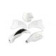 UFO Plastic kit 5-parts KTM SX65 12-15 White 047