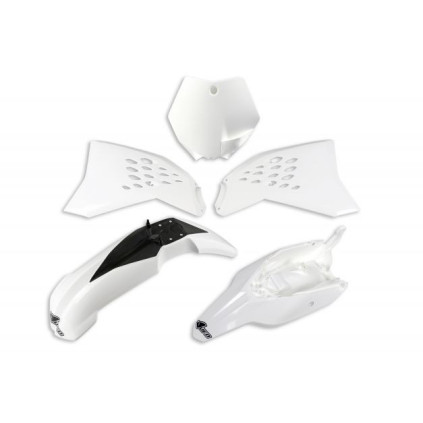 UFO Plastic kit 5-parts KTM SX65 12-15 White 047