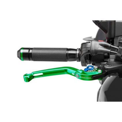 Puig Foldable Brake Lever 16'C/Green Selector C/Blue