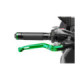 Puig Foldable Brake Lever 16'C/Green Selector C/Silver