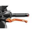 Puig Foldable Clutch Lever 16'C/Orange Selector C/Gold