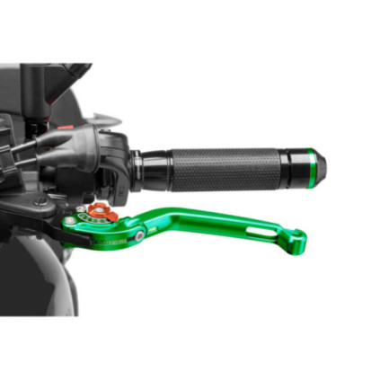 Puig Foldable Clutch Lever 16'C/Green Selector C/Orange