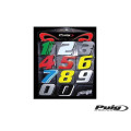 Puig Sticker Racing (10 Unidades) C/Blue