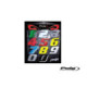 Puig Sticker Racing (10 Unidades) C/Silver