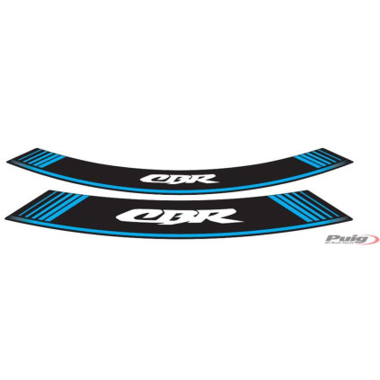 Puig Kit 8 Rim Strips Cbr C/Blue