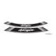 Puig Kit 8 Rim Strips Ninja C/White