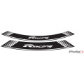 Puig Kit 8 Rim Strips Racing C/White