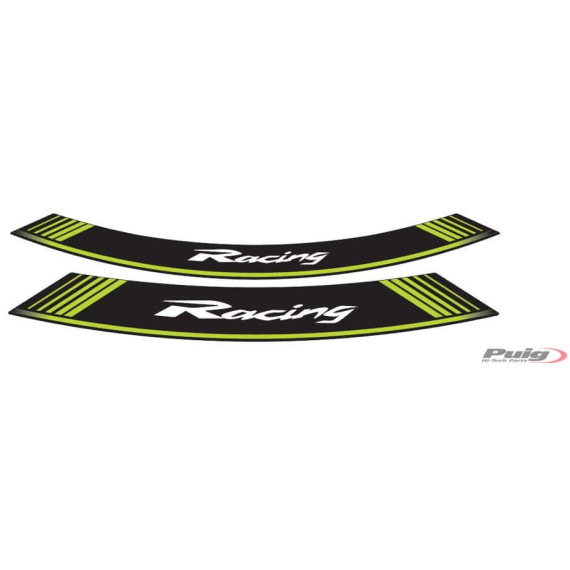 Puig Kit 8 Rim Strips Racing C/Green