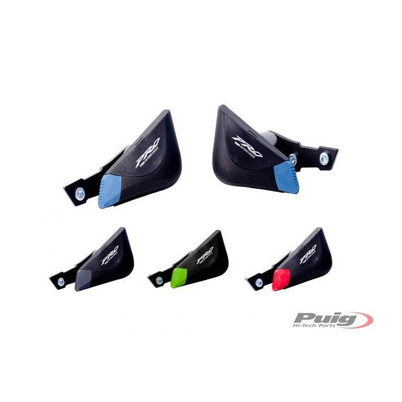 Puig Rubber Ends By Pair Fr.Sliders Pro C/Red