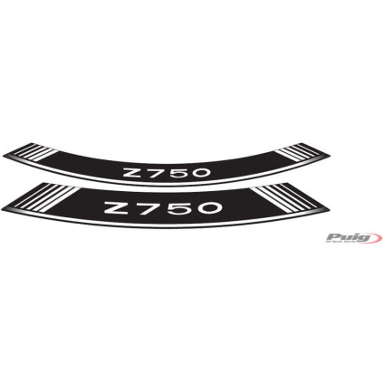 Puig Kit 8 Rim Strips Z750 C/White