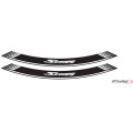 Puig Kit 8 Rim Strips Scoopy C/White