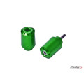 Puig Bar End Aluminum Kawasaki C/Green