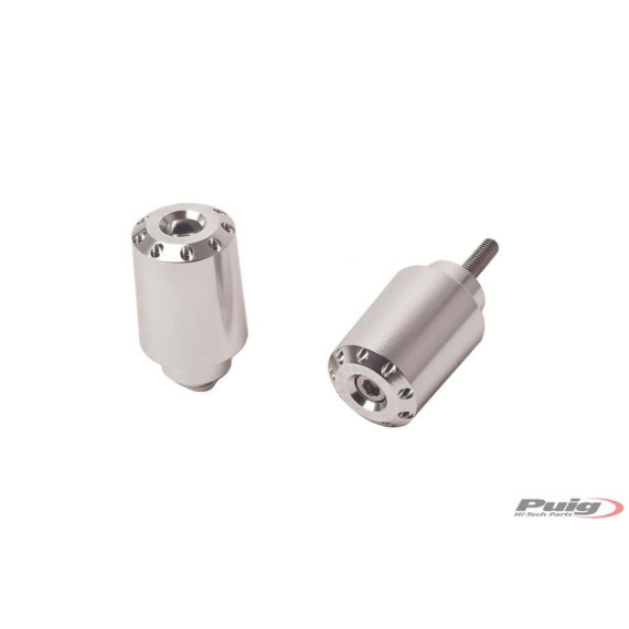 Puig Bar Ends Aluminium Yamaha C/Silver