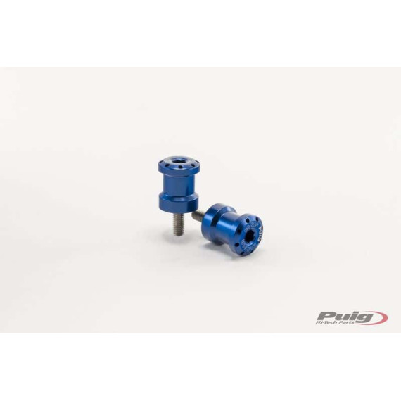 Puig Spools By Pair Hi-Tech Parts Diam.6Mm C/Blue