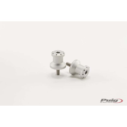 Puig Spools By Pair Hi-Tech Parts Diam.6Mm C/Silver