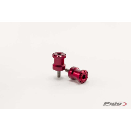 Puig Spools By Pair Hi-Tech Parts Diam.6Mm C/Red