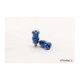 Puig Spools By Pair Hi-Tech Parts Diam.8Mm C/Blue