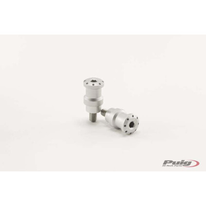 Puig Spools By Pair Hi-Tech Parts Diam.8Mm C/Silver