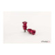 Puig Spools By Pair Hi-Tech Parts Diam.8Mm C/Red