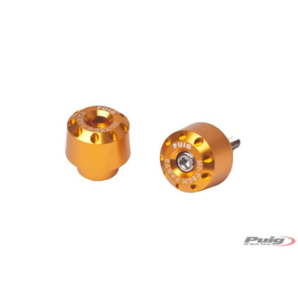 Puig Short Bar Ends Aluminium Kawasaki C/Gold