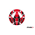 Puig Fuel Cap Cover Radical Kawasaki C/Red