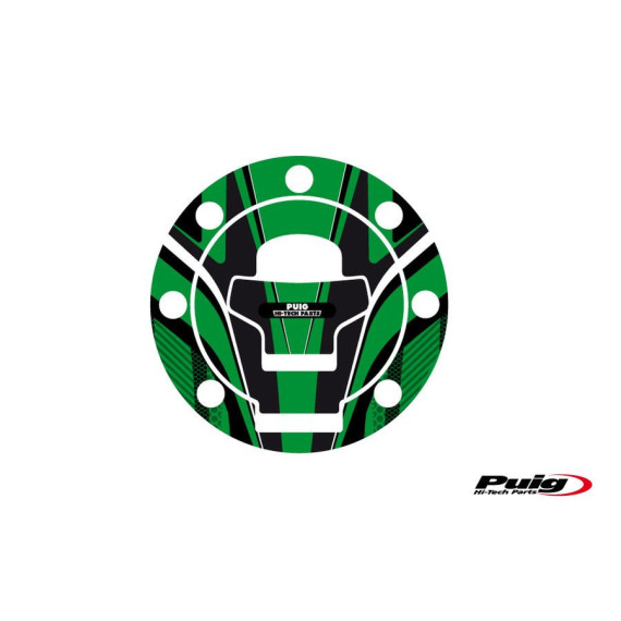 Puig Fuel Cap Cover Radical Suzuki 96-02 C/Green