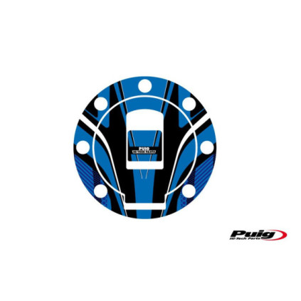 Puig Fuel Cap Cover Mod. Radical Yamaha C/Blue