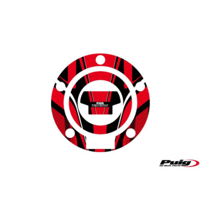 Puig Fuel Cap Cover Mod. Radical Yamaha C/Red