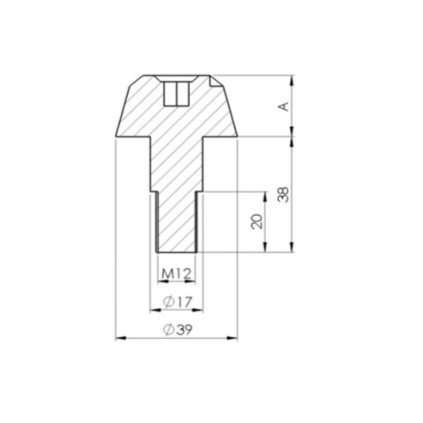 Puig Bar End Aluminum Large Bmw/Suzuki C/Black